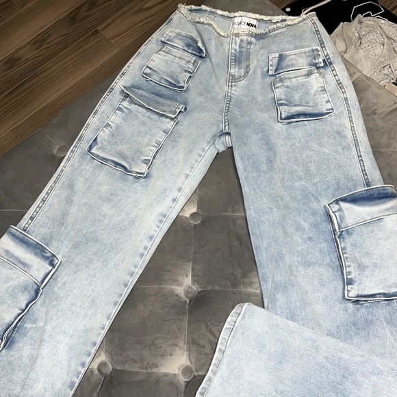 Cargo low rise jeans - Picture 4 of 4